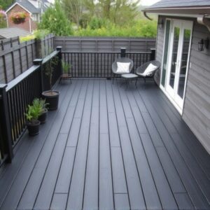 black decking ideas