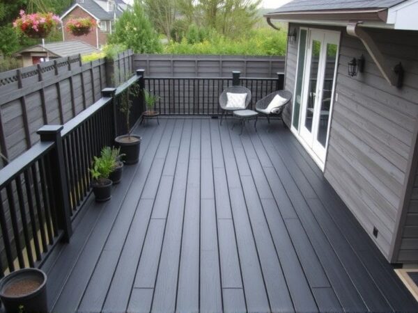 black decking ideas