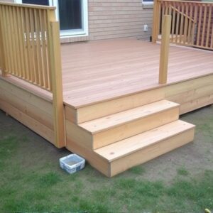 building box steps deck