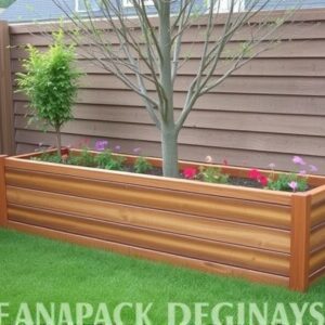 can i use composite decking for tree planters