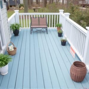 can you paint decking