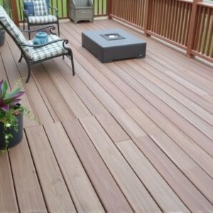 can you sand composite decking