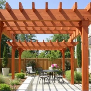Cedar Retreat Wood Pergolas: Timeless Garden Shade Solutions