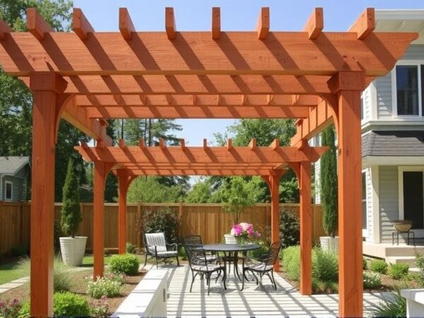 Cedar Retreat Wood Pergolas: Timeless Garden Shade Solutions