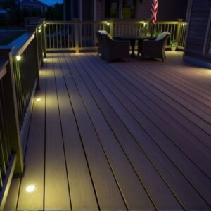 composite decking lighting