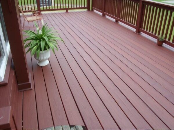 composite decking mahogany