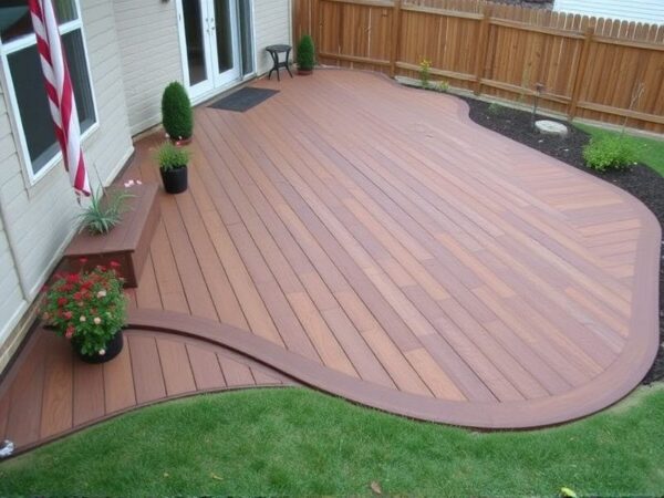 composite decking over concrete patio