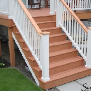 composite decking stairs