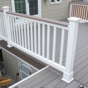 installing railing on composite decking
