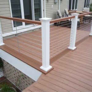 trex cable deck railing