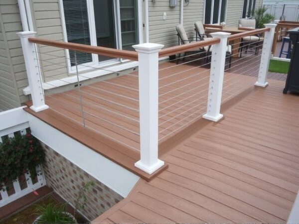 trex cable deck railing