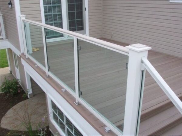 trex glass railing
