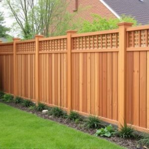 WPC fencing with excellent durability