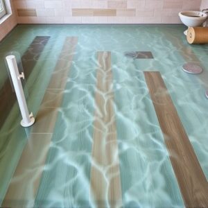 wpc floor can be re-installed after being submerged