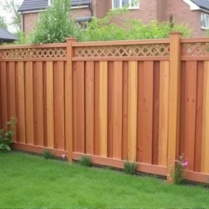 wpc garden fence panels supplier