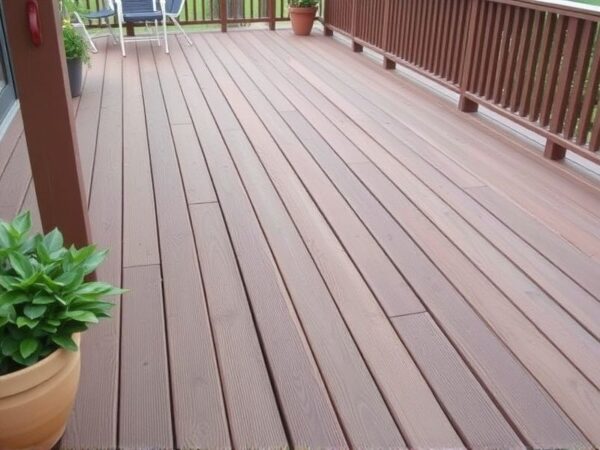 Anti-fade WPC decking