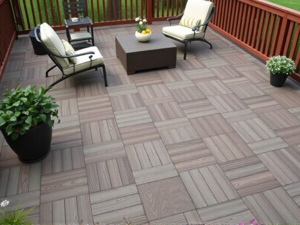 Deck Squares: Modular Interlocking Tiles for Seamless Outdoor Flooring