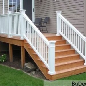 ideas for deck stairs