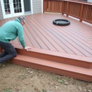 installing a composite deck