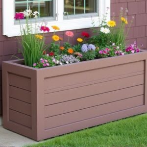 Trex Flower Box: Durable Outdoor Planter for Modern Gardens