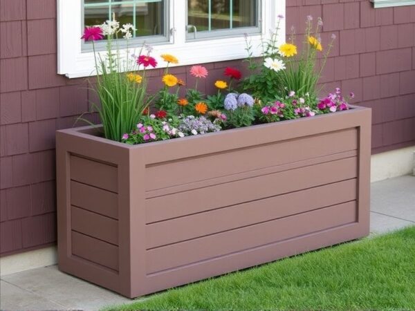 Trex Flower Box: Durable Outdoor Planter for Modern Gardens