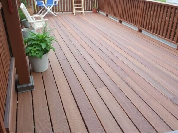 Wood Plastic Composite Decking in LY