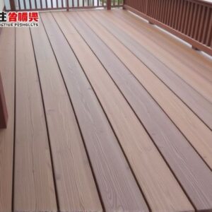 WPC decking supplier with logo customization