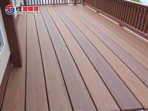 WPC decking supplier with logo customization